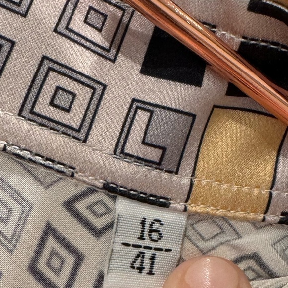 VERSACE 100% Silk Nautical Long Sleeve Button Down Shirt EUC - Picture 8 of 16